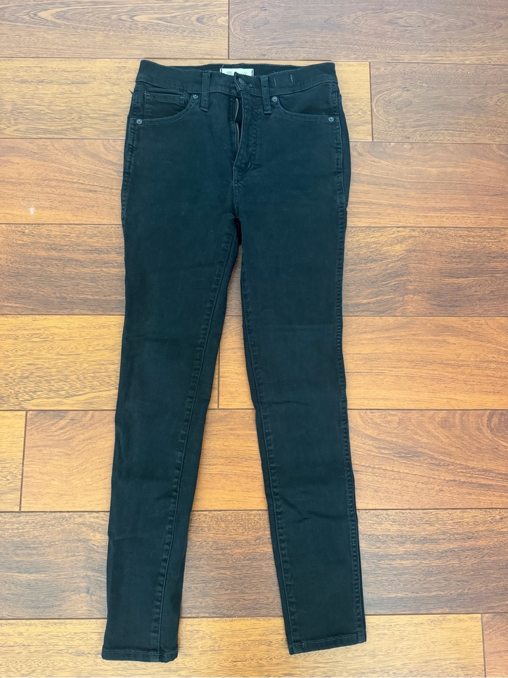 Madewell 10” High-Rise Skinny Jeans | Black | Size 27